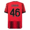 Maillot de Supporter AC Milan Gabbia 46 Domicile 2023-24 Pour Homme